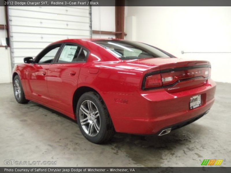 Redline 3-Coat Pearl / Black 2012 Dodge Charger SXT