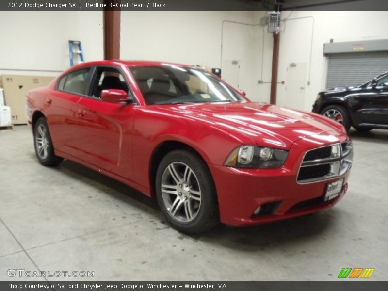 Redline 3-Coat Pearl / Black 2012 Dodge Charger SXT