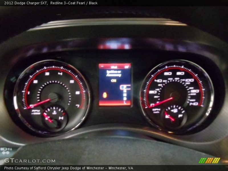 Redline 3-Coat Pearl / Black 2012 Dodge Charger SXT