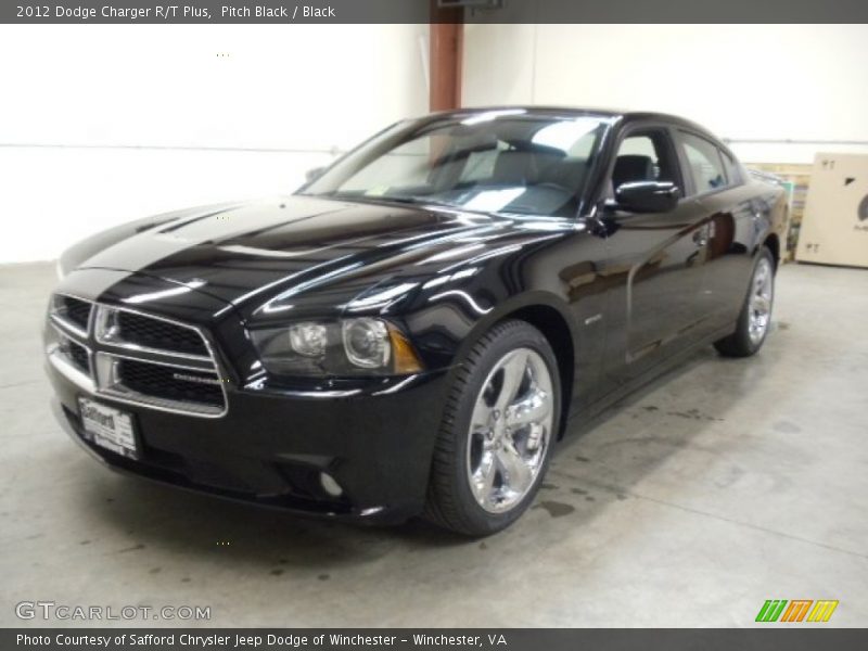 Pitch Black / Black 2012 Dodge Charger R/T Plus