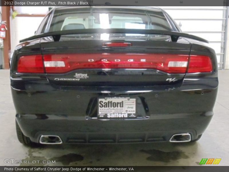 Pitch Black / Black 2012 Dodge Charger R/T Plus