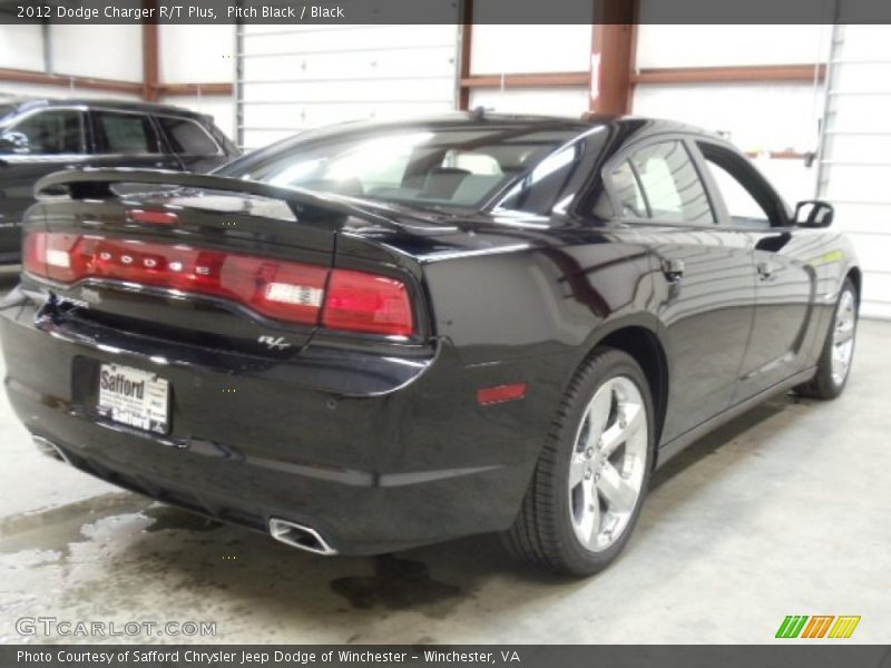 Pitch Black / Black 2012 Dodge Charger R/T Plus