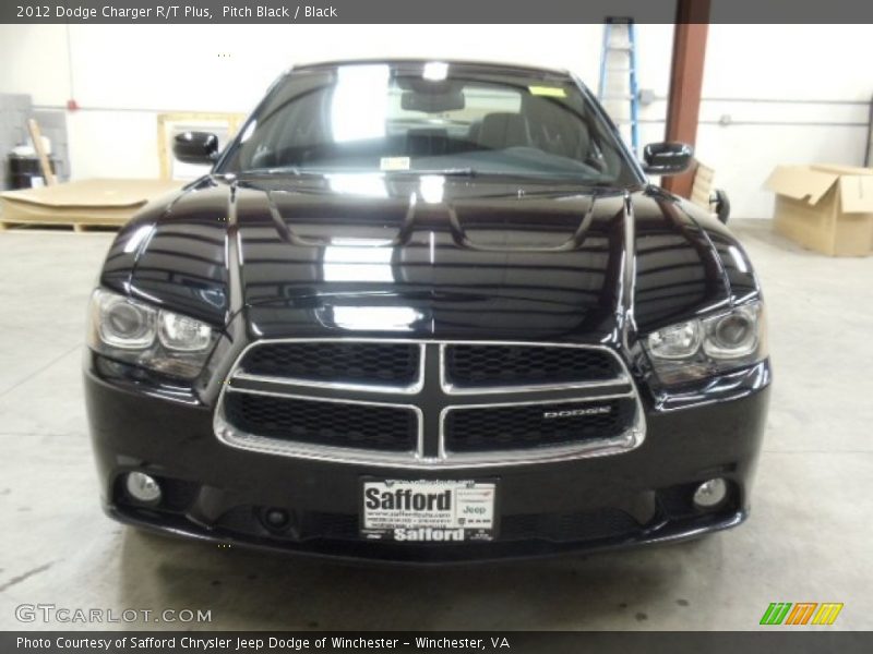Pitch Black / Black 2012 Dodge Charger R/T Plus