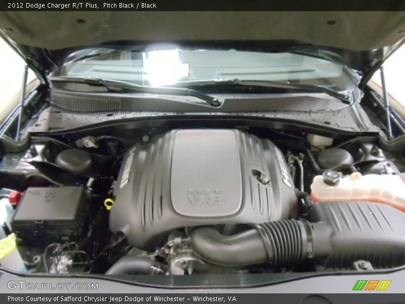 Pitch Black / Black 2012 Dodge Charger R/T Plus