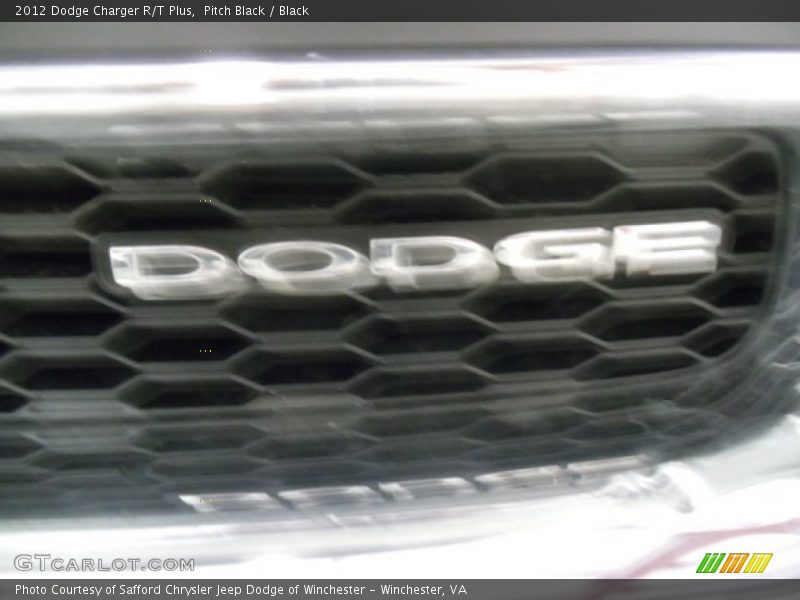 Pitch Black / Black 2012 Dodge Charger R/T Plus