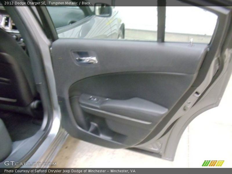 Tungsten Metallic / Black 2012 Dodge Charger SE