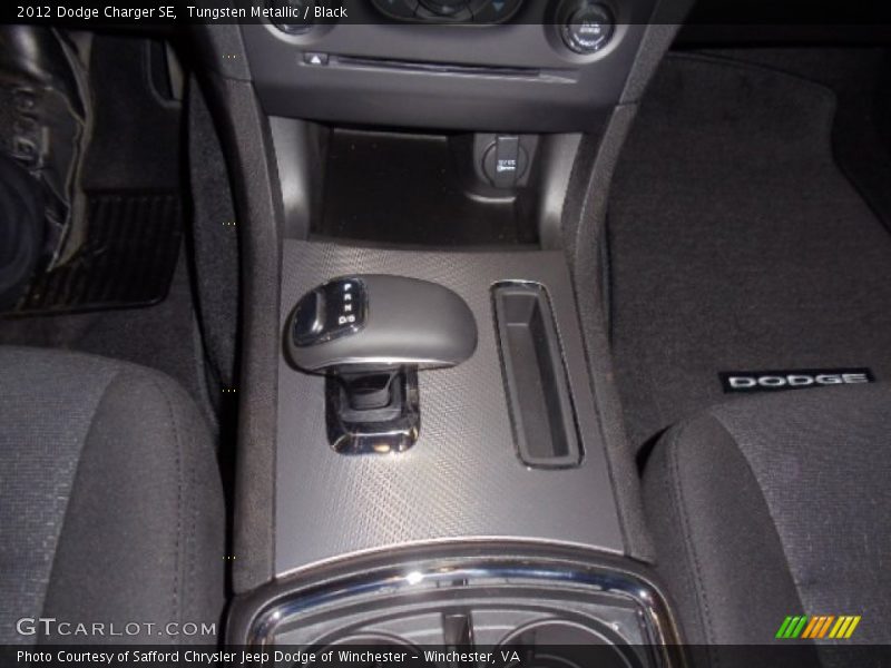 Tungsten Metallic / Black 2012 Dodge Charger SE
