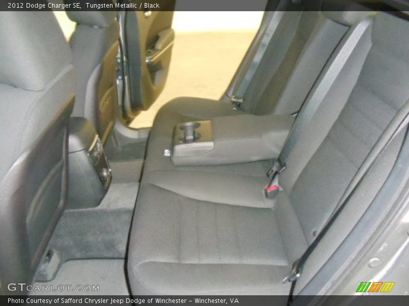 Tungsten Metallic / Black 2012 Dodge Charger SE