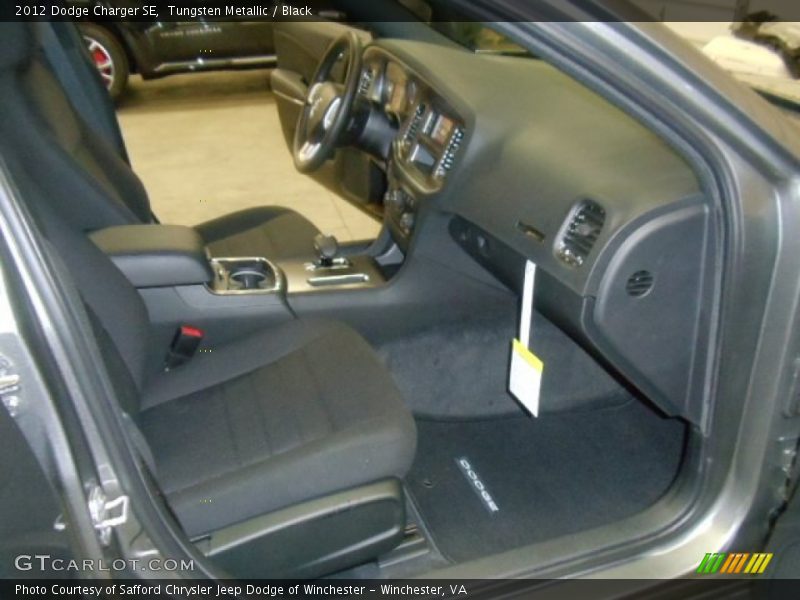 Tungsten Metallic / Black 2012 Dodge Charger SE