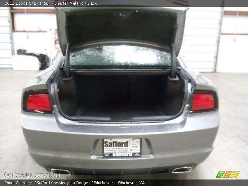 Tungsten Metallic / Black 2012 Dodge Charger SE