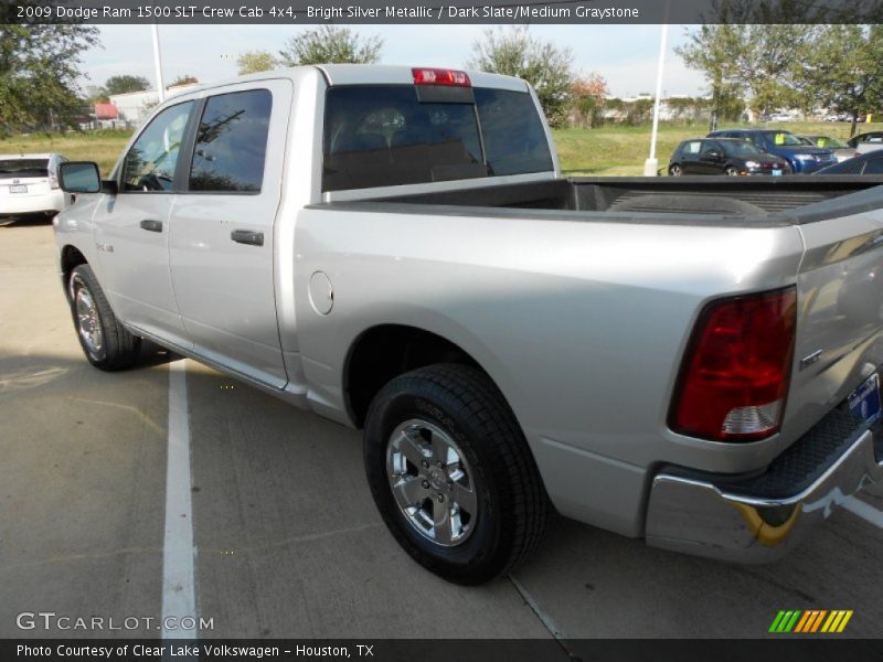 Bright Silver Metallic / Dark Slate/Medium Graystone 2009 Dodge Ram 1500 SLT Crew Cab 4x4