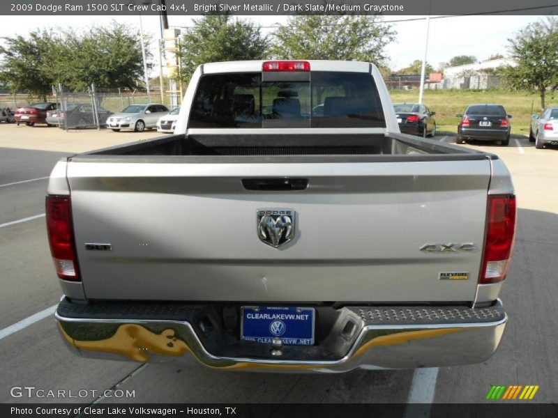 Bright Silver Metallic / Dark Slate/Medium Graystone 2009 Dodge Ram 1500 SLT Crew Cab 4x4