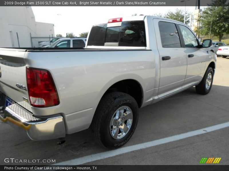 Bright Silver Metallic / Dark Slate/Medium Graystone 2009 Dodge Ram 1500 SLT Crew Cab 4x4