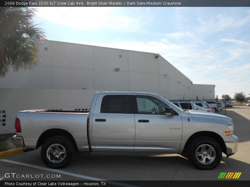 Bright Silver Metallic / Dark Slate/Medium Graystone 2009 Dodge Ram 1500 SLT Crew Cab 4x4