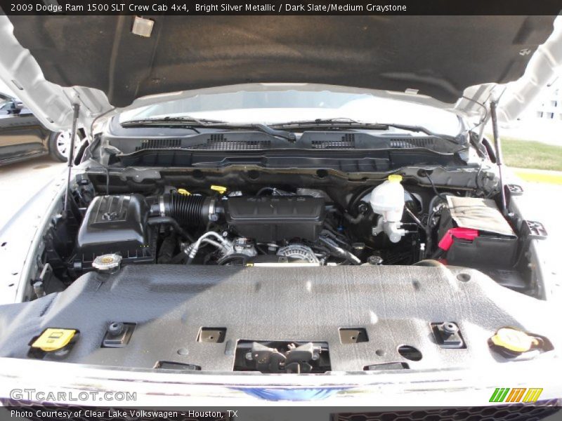 Bright Silver Metallic / Dark Slate/Medium Graystone 2009 Dodge Ram 1500 SLT Crew Cab 4x4