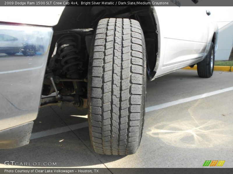 Bright Silver Metallic / Dark Slate/Medium Graystone 2009 Dodge Ram 1500 SLT Crew Cab 4x4