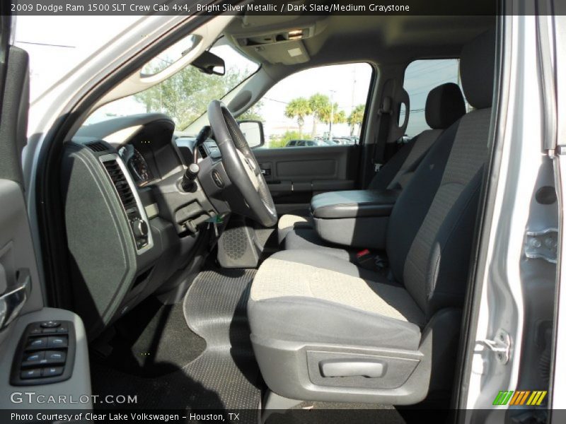 Bright Silver Metallic / Dark Slate/Medium Graystone 2009 Dodge Ram 1500 SLT Crew Cab 4x4