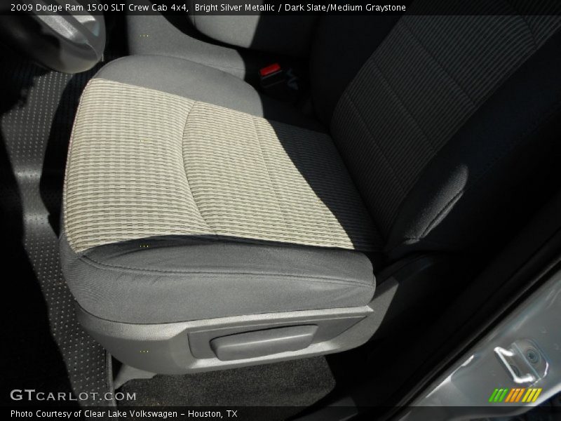 Bright Silver Metallic / Dark Slate/Medium Graystone 2009 Dodge Ram 1500 SLT Crew Cab 4x4