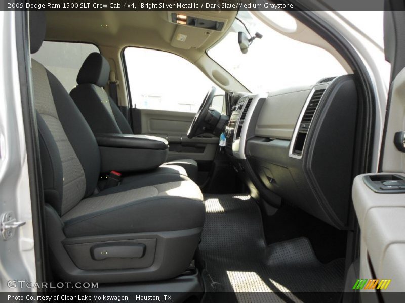 Bright Silver Metallic / Dark Slate/Medium Graystone 2009 Dodge Ram 1500 SLT Crew Cab 4x4