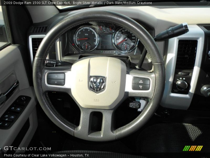  2009 Ram 1500 SLT Crew Cab 4x4 Steering Wheel