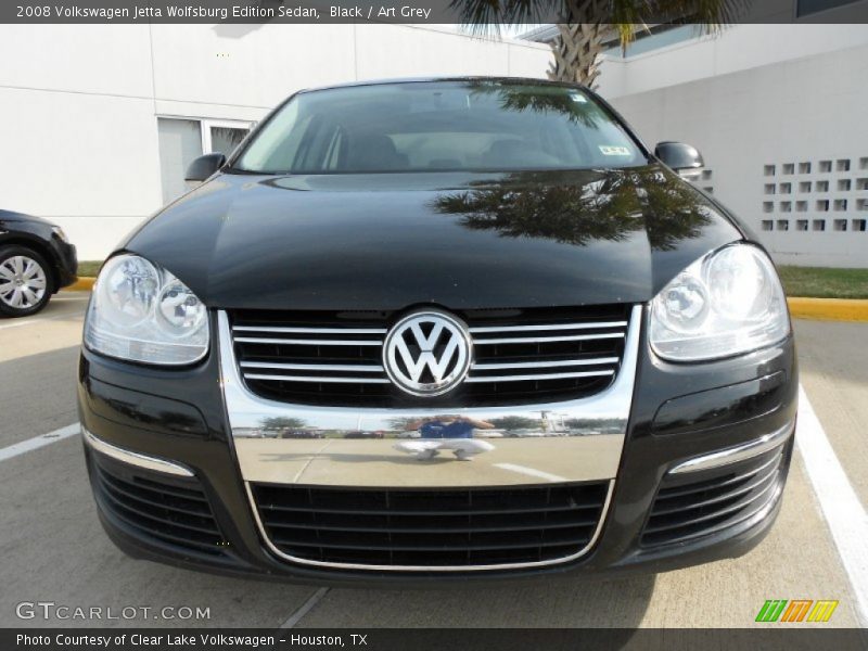 Black / Art Grey 2008 Volkswagen Jetta Wolfsburg Edition Sedan
