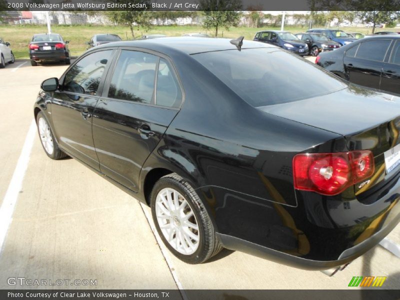 Black / Art Grey 2008 Volkswagen Jetta Wolfsburg Edition Sedan