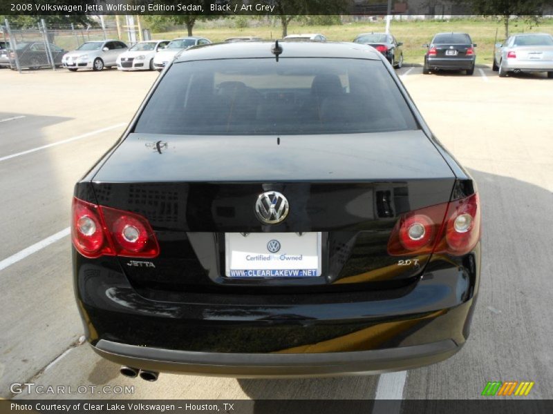 Black / Art Grey 2008 Volkswagen Jetta Wolfsburg Edition Sedan