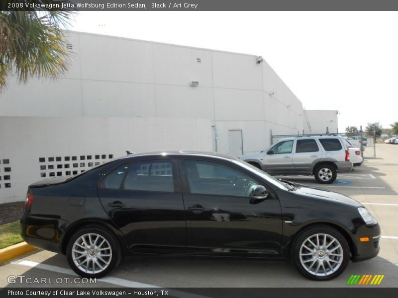 Black / Art Grey 2008 Volkswagen Jetta Wolfsburg Edition Sedan