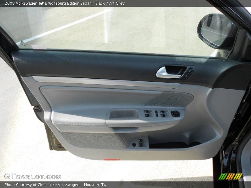 Black / Art Grey 2008 Volkswagen Jetta Wolfsburg Edition Sedan