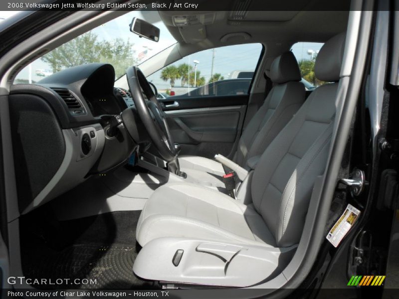 Black / Art Grey 2008 Volkswagen Jetta Wolfsburg Edition Sedan