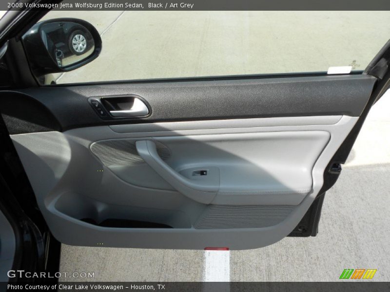 Black / Art Grey 2008 Volkswagen Jetta Wolfsburg Edition Sedan