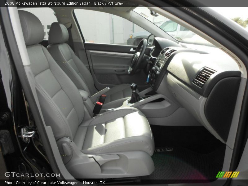 Black / Art Grey 2008 Volkswagen Jetta Wolfsburg Edition Sedan