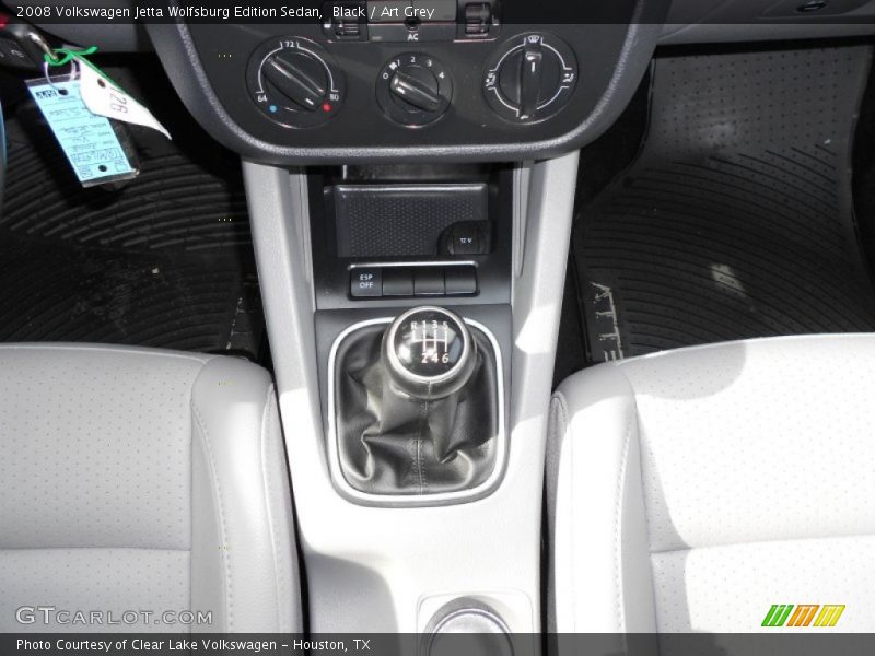 Black / Art Grey 2008 Volkswagen Jetta Wolfsburg Edition Sedan