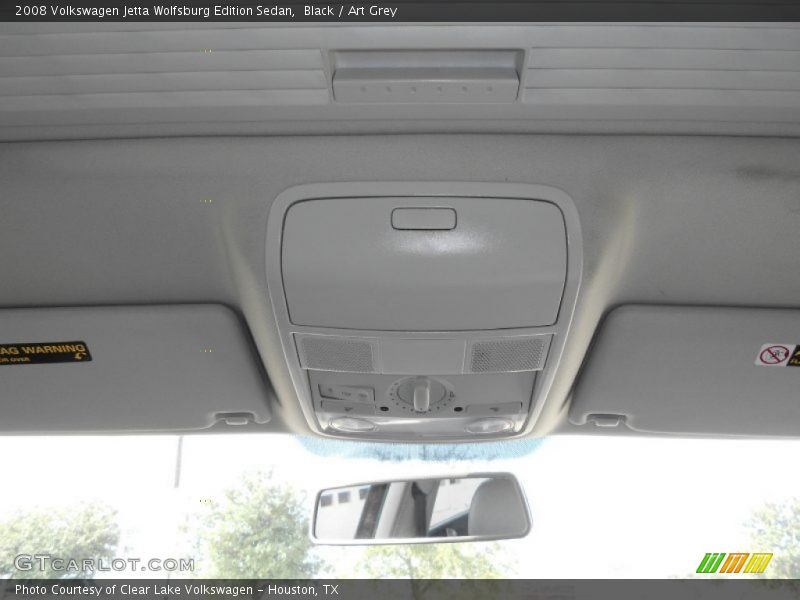 Black / Art Grey 2008 Volkswagen Jetta Wolfsburg Edition Sedan