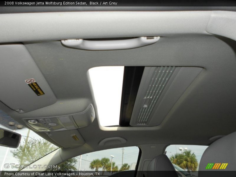Black / Art Grey 2008 Volkswagen Jetta Wolfsburg Edition Sedan