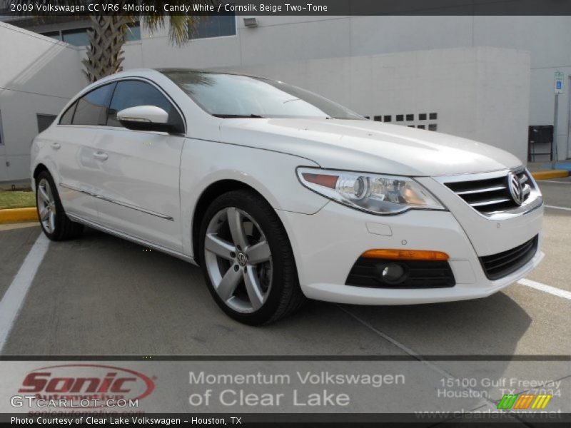 Candy White / Cornsilk Beige Two-Tone 2009 Volkswagen CC VR6 4Motion