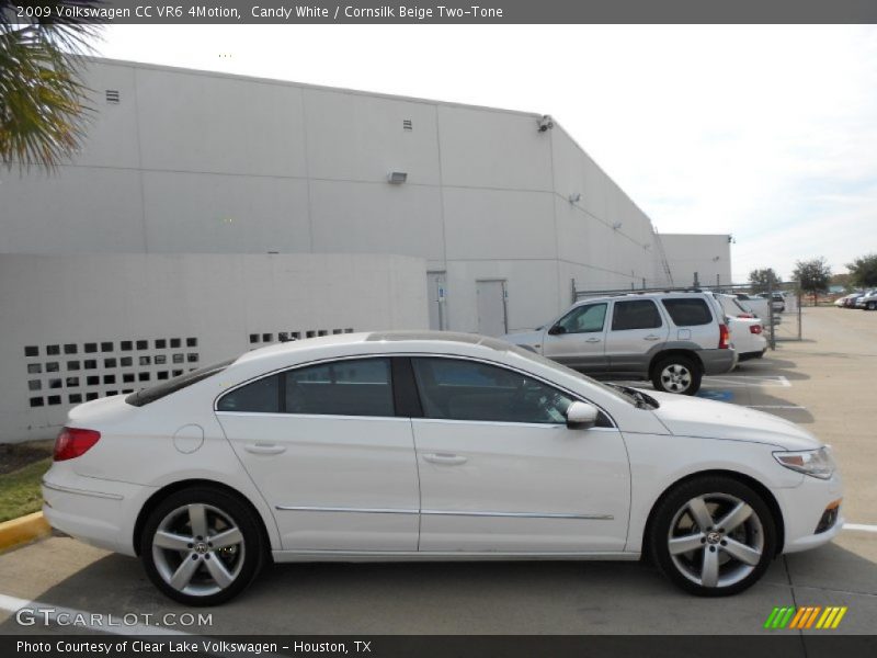 Candy White / Cornsilk Beige Two-Tone 2009 Volkswagen CC VR6 4Motion