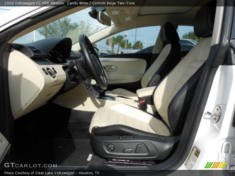 Candy White / Cornsilk Beige Two-Tone 2009 Volkswagen CC VR6 4Motion