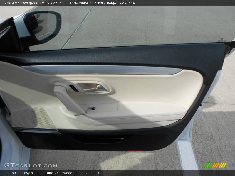Candy White / Cornsilk Beige Two-Tone 2009 Volkswagen CC VR6 4Motion