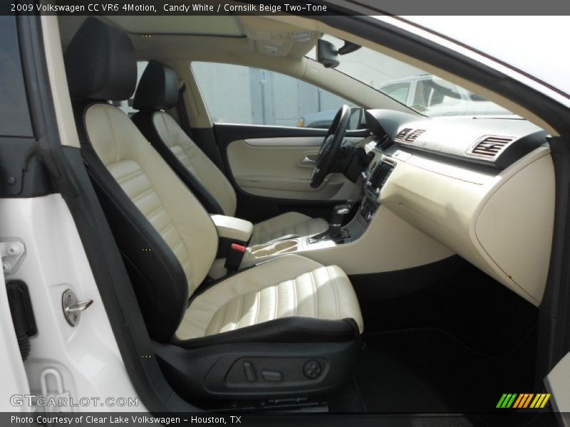 Candy White / Cornsilk Beige Two-Tone 2009 Volkswagen CC VR6 4Motion