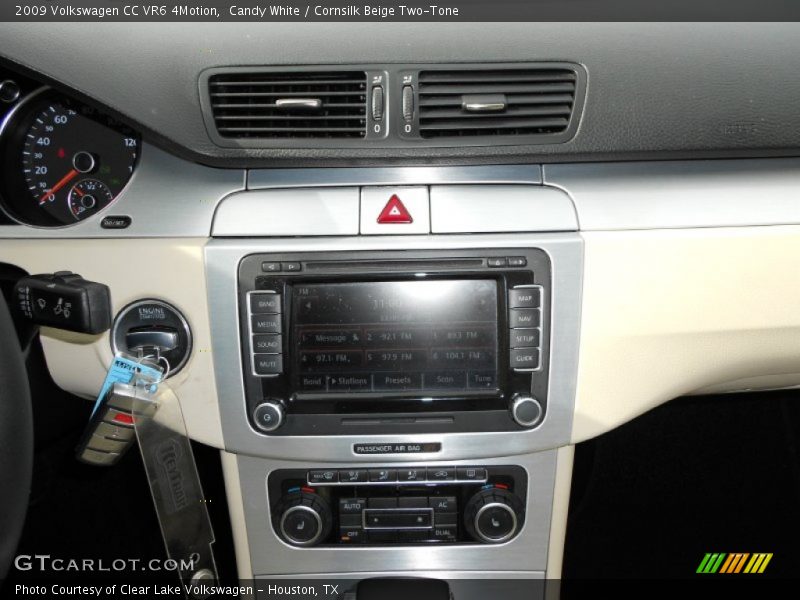 Candy White / Cornsilk Beige Two-Tone 2009 Volkswagen CC VR6 4Motion