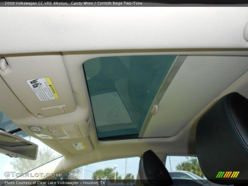 Candy White / Cornsilk Beige Two-Tone 2009 Volkswagen CC VR6 4Motion