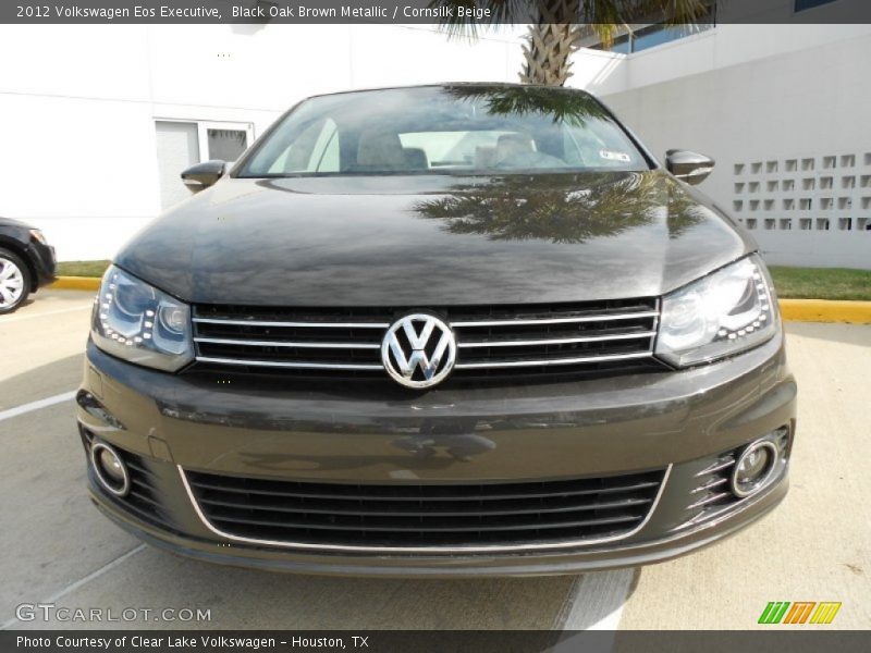 Black Oak Brown Metallic / Cornsilk Beige 2012 Volkswagen Eos Executive