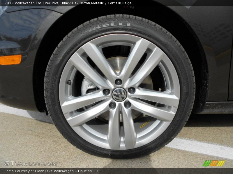 Black Oak Brown Metallic / Cornsilk Beige 2012 Volkswagen Eos Executive