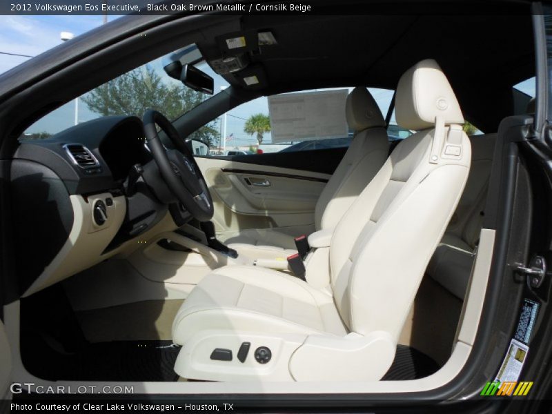 Black Oak Brown Metallic / Cornsilk Beige 2012 Volkswagen Eos Executive