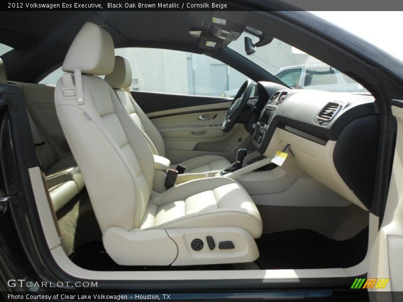 Black Oak Brown Metallic / Cornsilk Beige 2012 Volkswagen Eos Executive