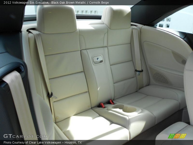Black Oak Brown Metallic / Cornsilk Beige 2012 Volkswagen Eos Executive