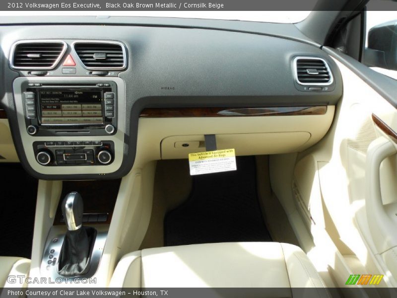 Black Oak Brown Metallic / Cornsilk Beige 2012 Volkswagen Eos Executive