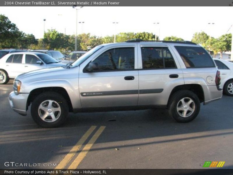 Silverstone Metallic / Medium Pewter 2004 Chevrolet TrailBlazer LS