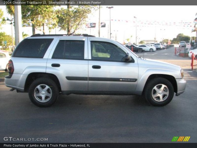 Silverstone Metallic / Medium Pewter 2004 Chevrolet TrailBlazer LS